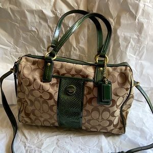 Monogram Coach Purse